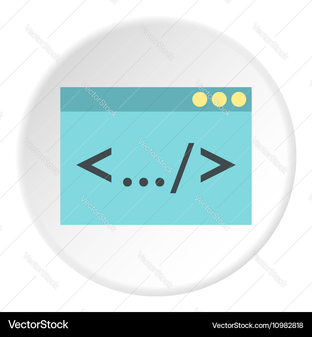 Browser window with sign left right icon Vector Image