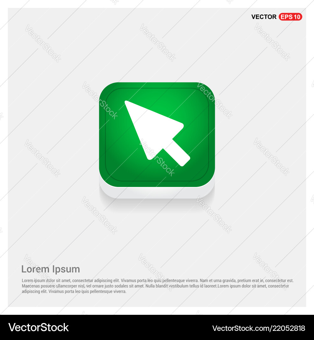 Cursor Icon - Pointer vector image