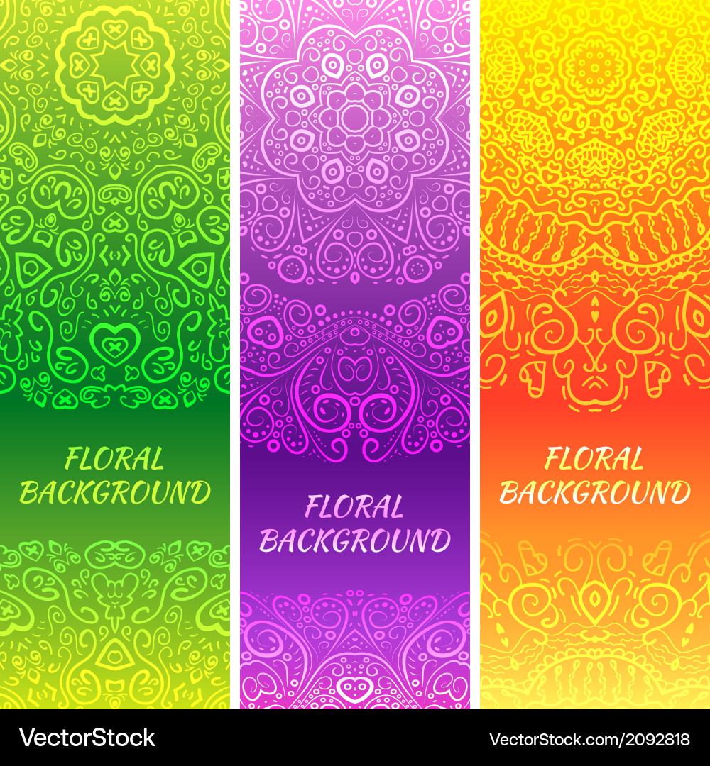Ethnische Tribal Banner vektorbild