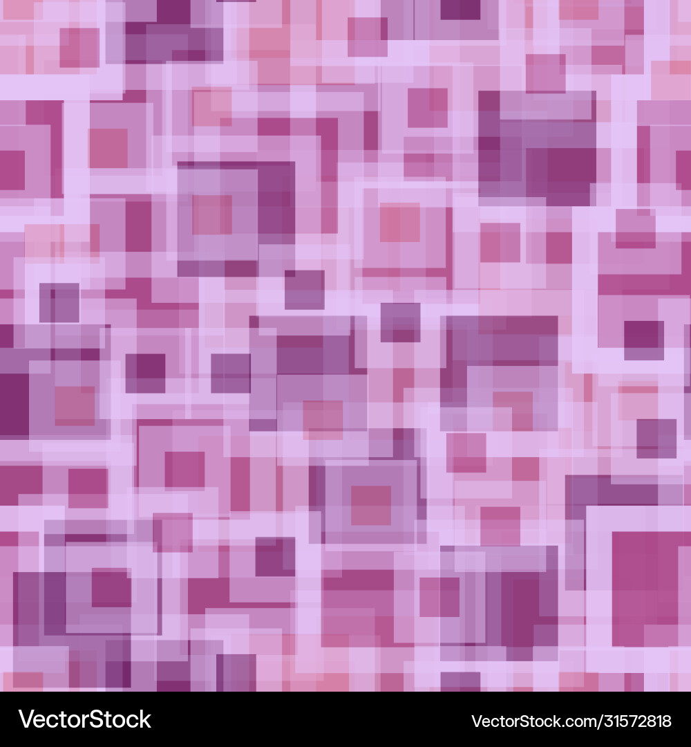 Geometric seamless repeating pattern squaers vector image