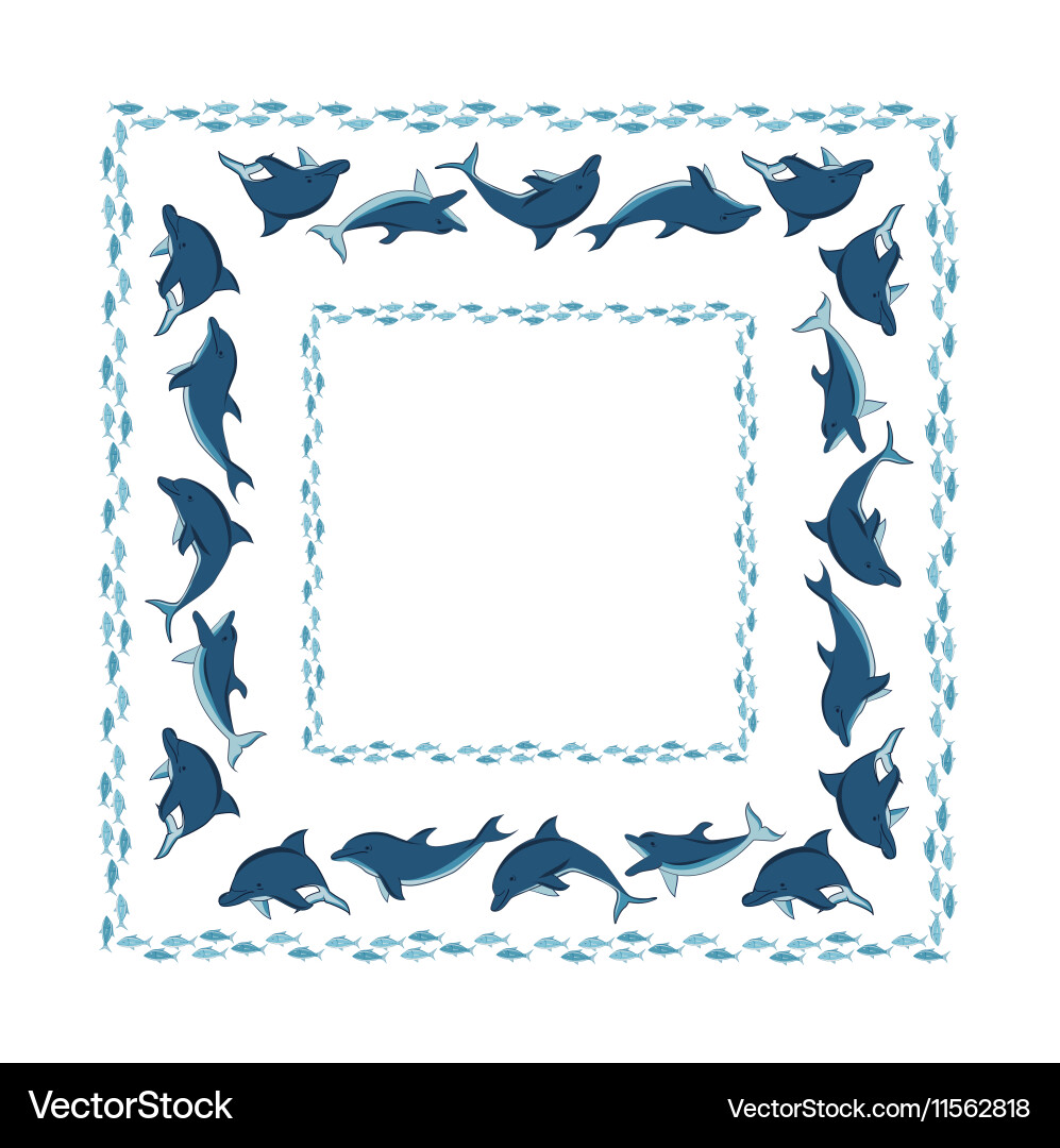 Ocean Page Border Free Vectors | Ocean Frame 03