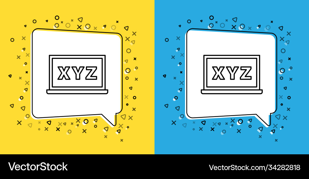 Set line xyz coordinate system on chalkboard icon Set line xyz coordinate system on chalkboard icon vector image