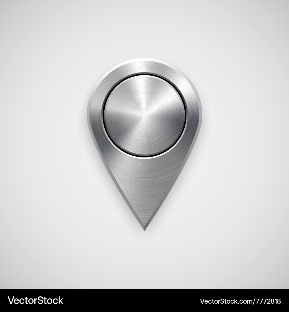 Technology gps map pointer vector image