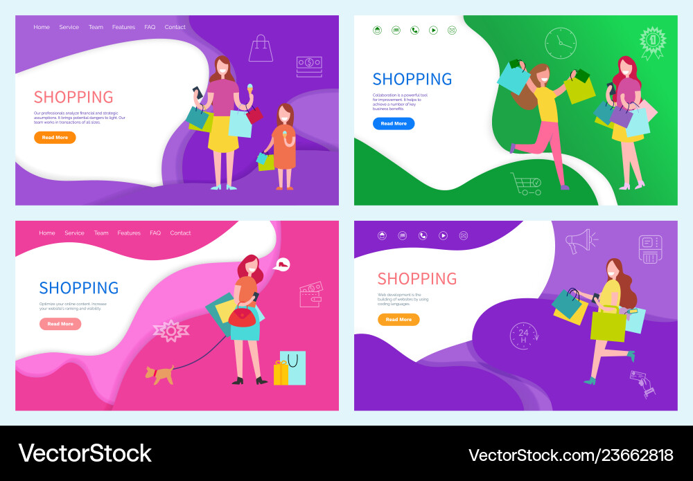 Verkauf Frauen kaufen Geschenke und Produkte Verkauf Frauen kaufen Geschenke und Produkte vektorbild