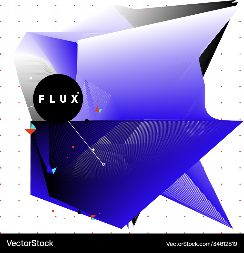 3d colorful wave background dynamic flux effect 3d colorful wave background dynamic flux effect Vector Image