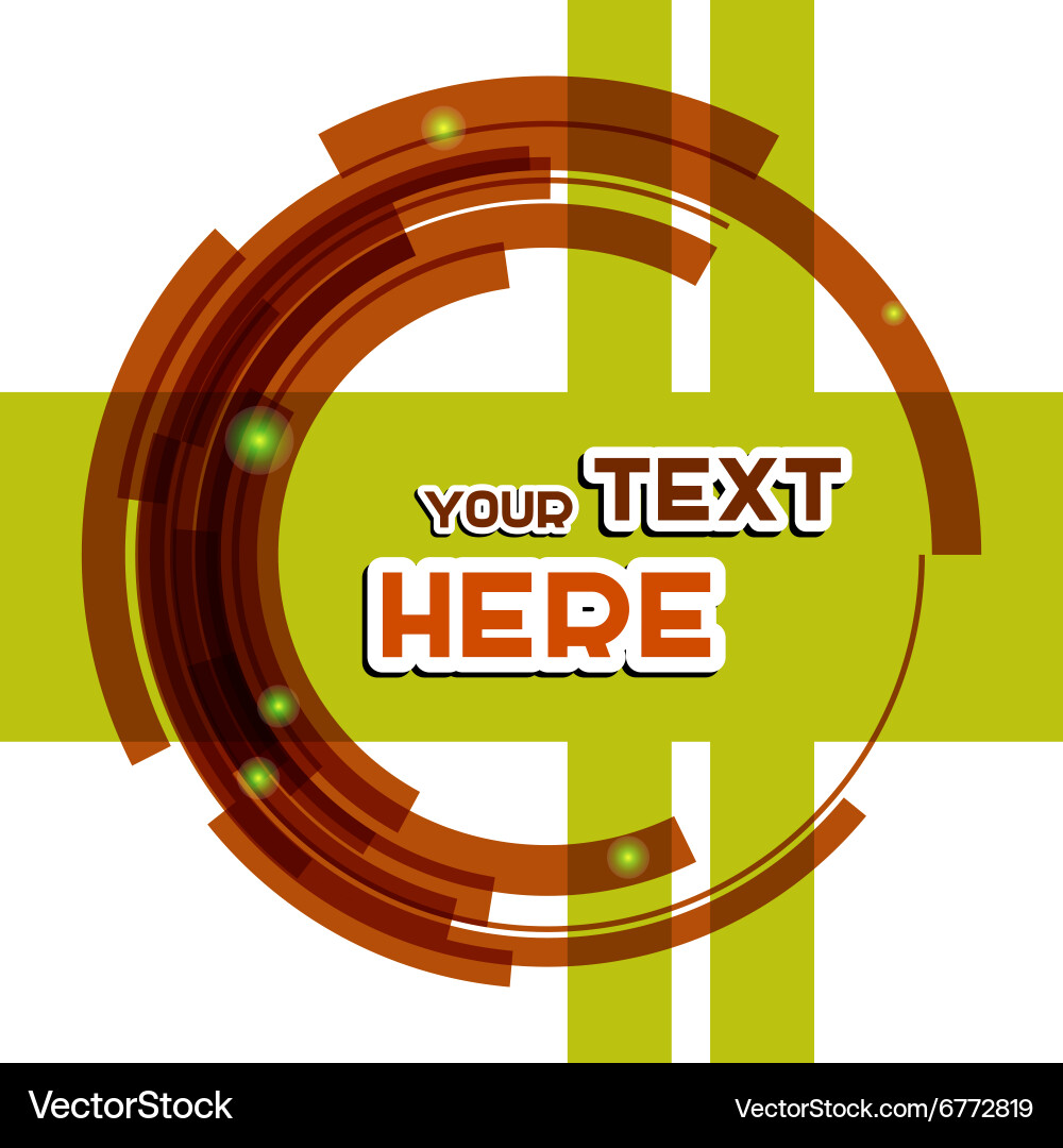 Abstract background with circles vector image