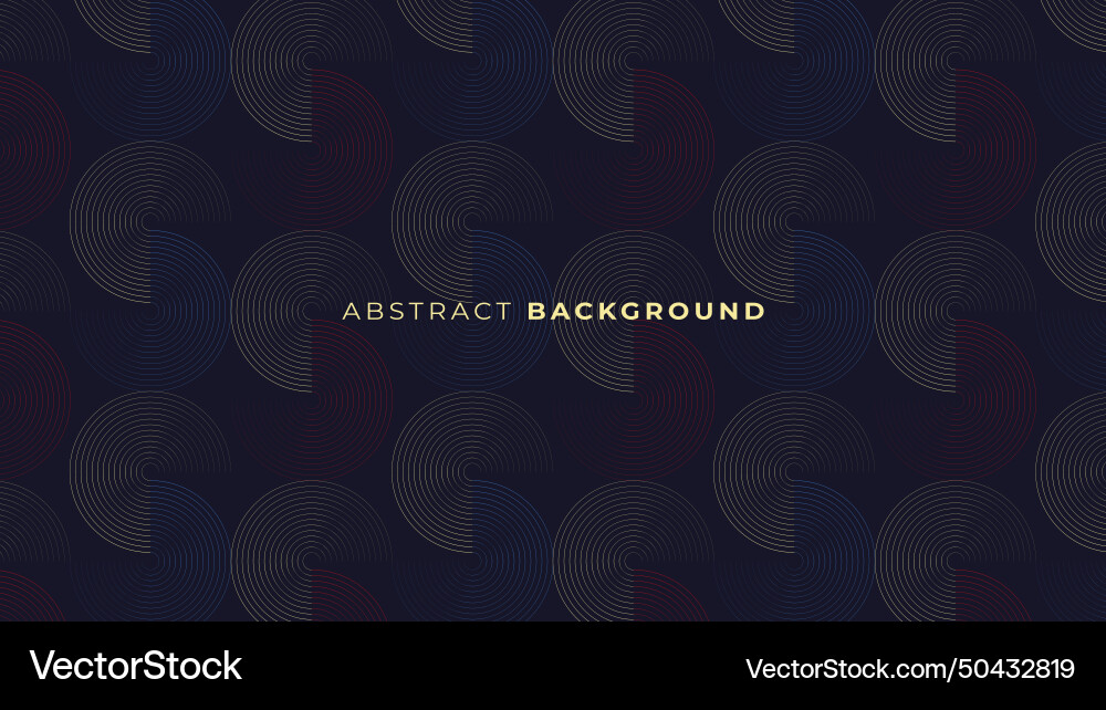 Abstract colorful retro line background design vector image