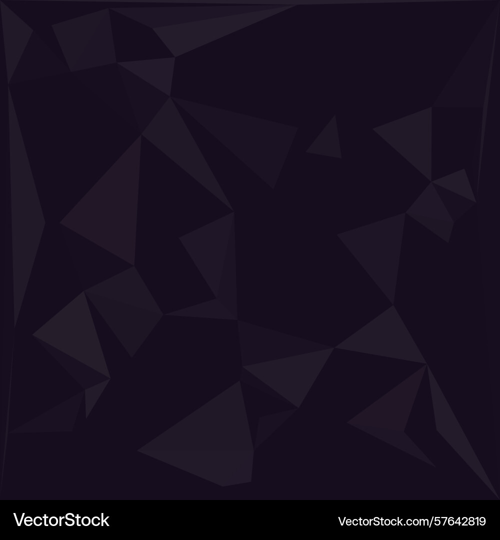 Abstract dark polygon background Vector Image