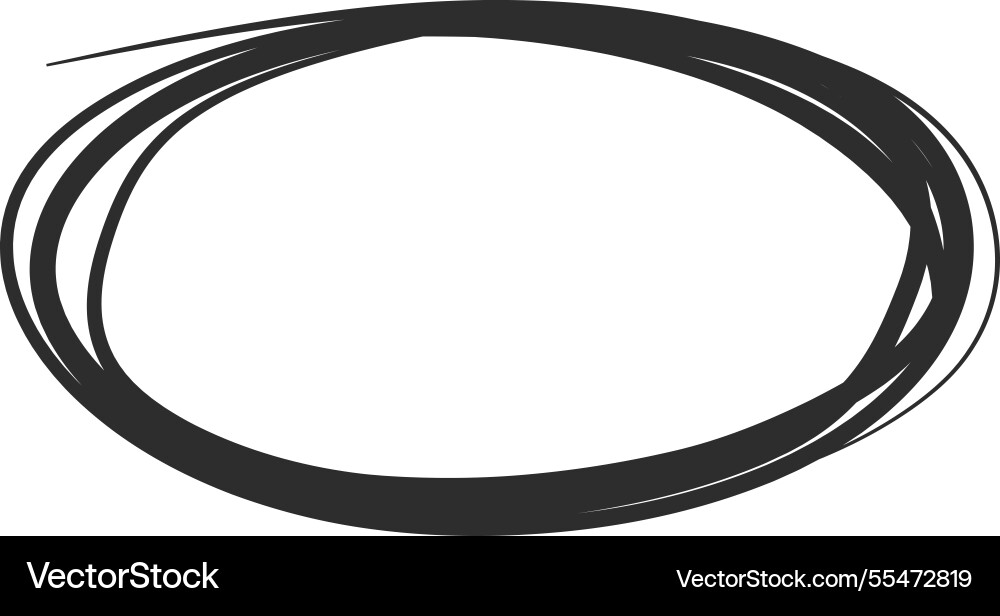 Black oval shape created with multiple overlapping Black oval shape created with multiple overlapping vector image