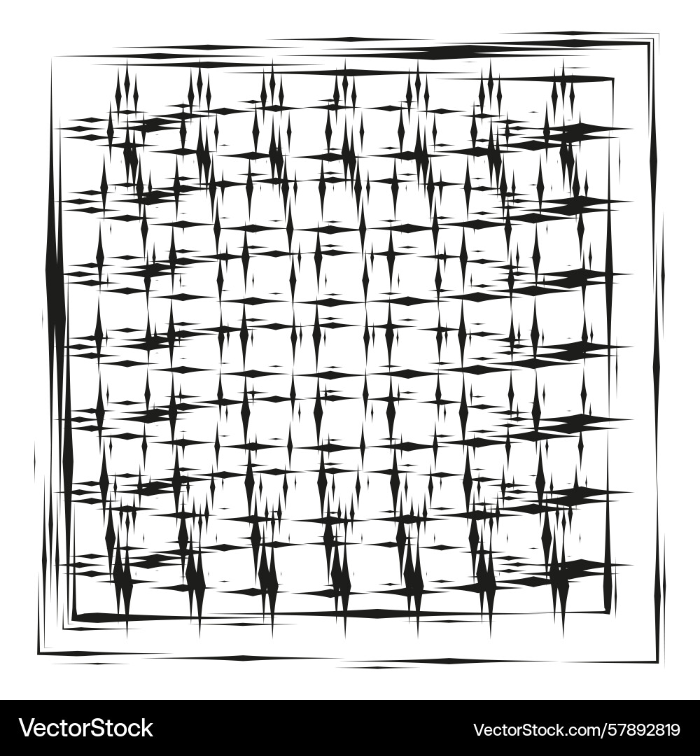 Intersecting lines pattern abstract chaotic grid vector image