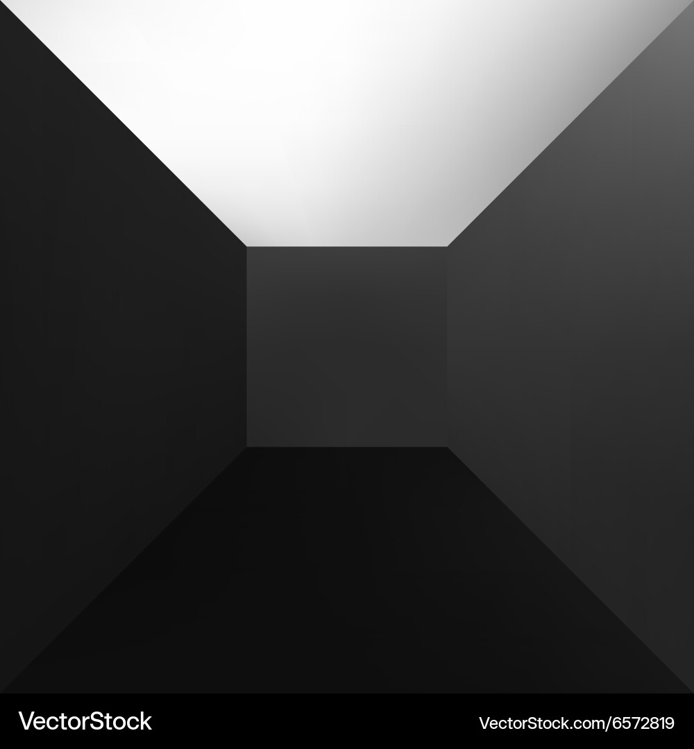 One black abstract square gradient vector image