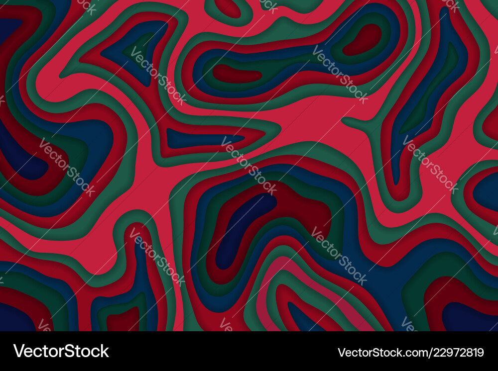 Papercut multi layers color background Papercut multi layers color background vector image
