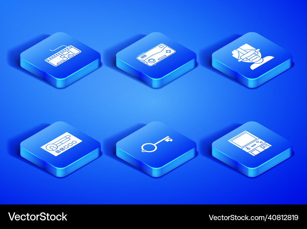 Set retro arcade game machine computer keyboard Set retro arcade game machine computer keyboard vector image