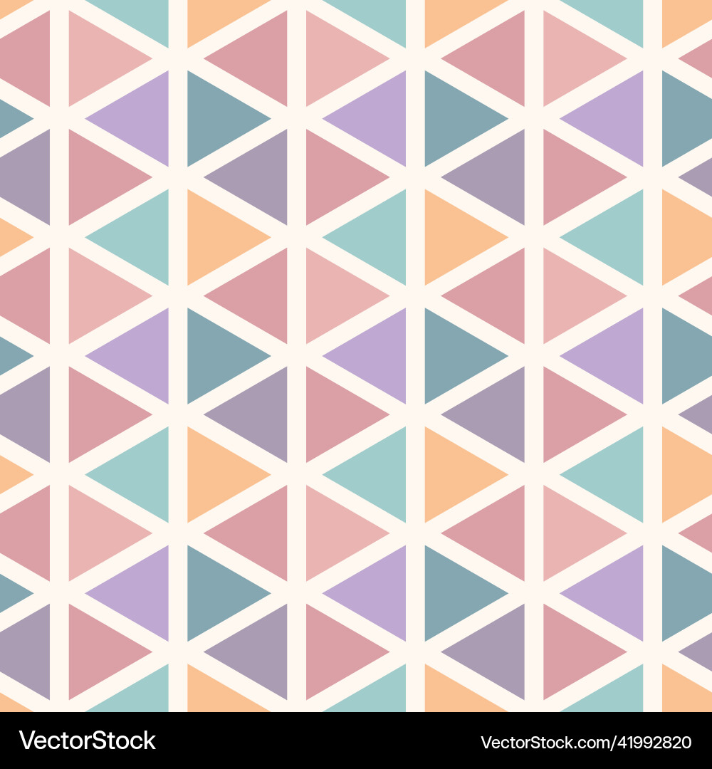 Abstract geometric pattern with triangles Vector Image