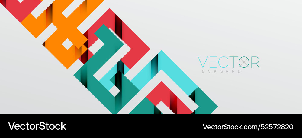 Color bend lines with shadow texture effect Vector Image