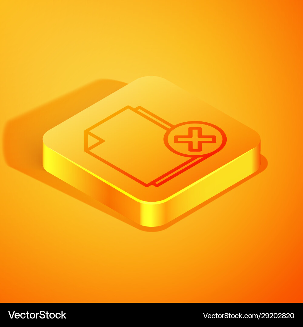 Isometric line delete file document icon isolated Isometric line delete file document icon isolated vector image