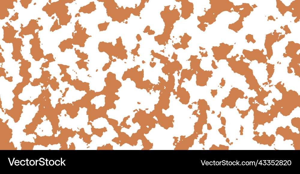 Light brown and white cowhide as a seamless vector image