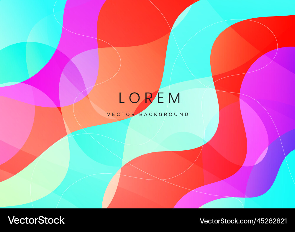 Abstract colorful dynamic fluid shape Abstract colorful dynamic fluid shape vector image