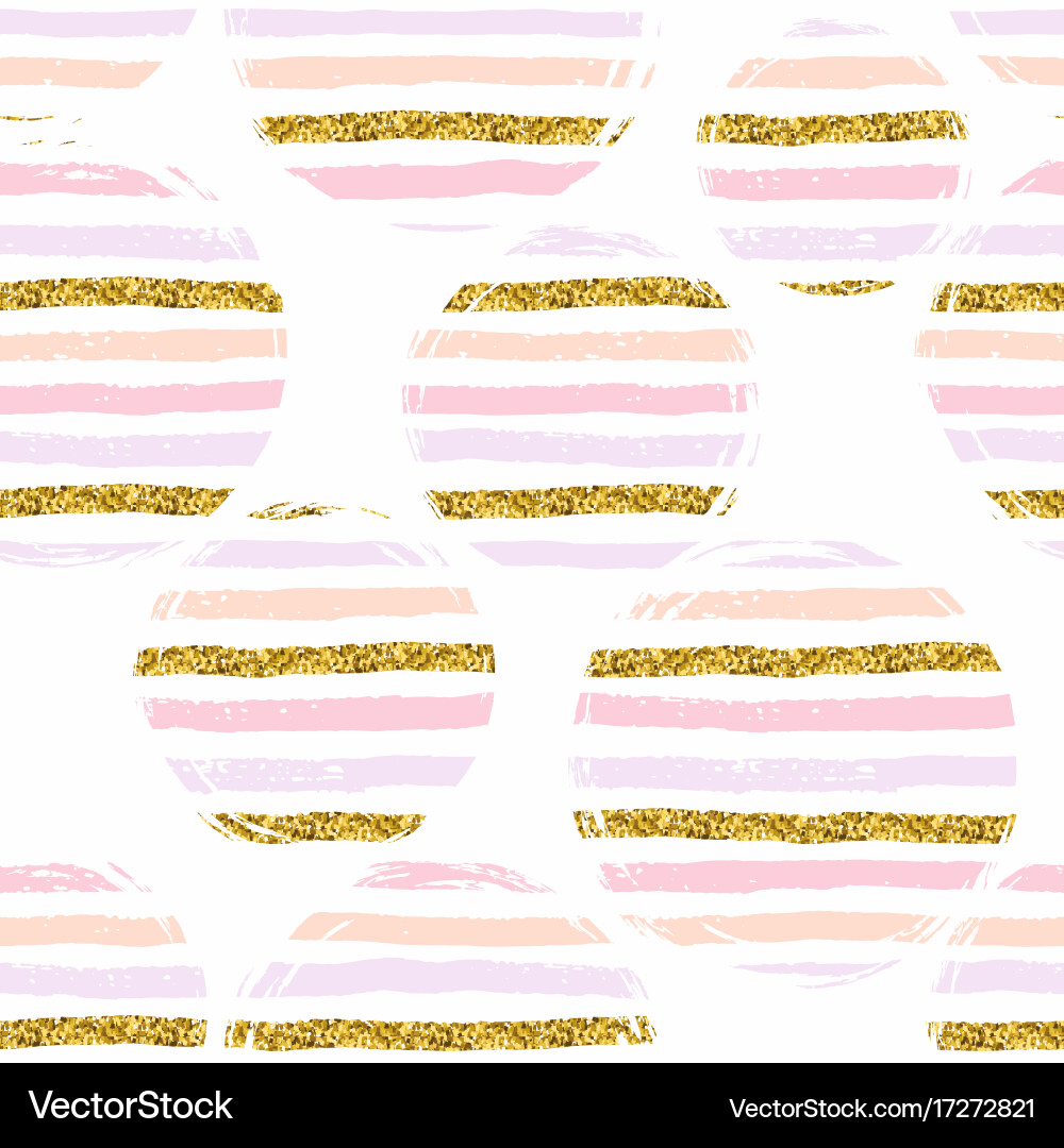 Abstract geometric seamless pattern with circles vector image