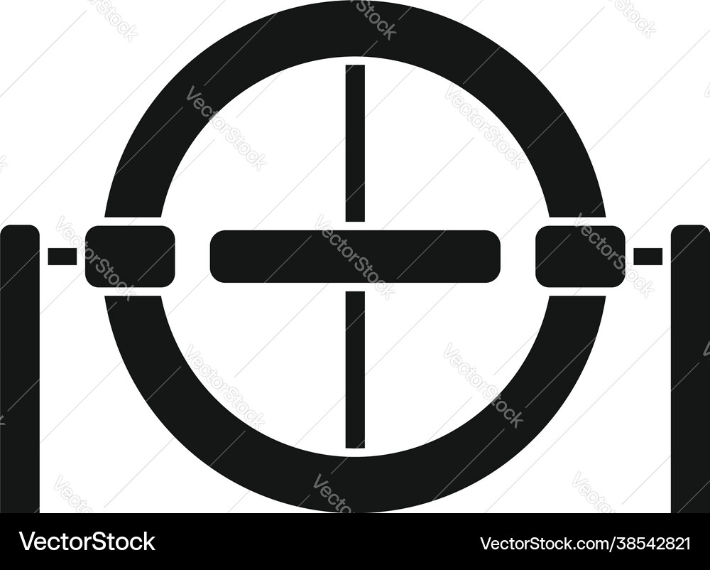 Gravity model icon simple accelerometer Gravity model icon simple accelerometer vector image