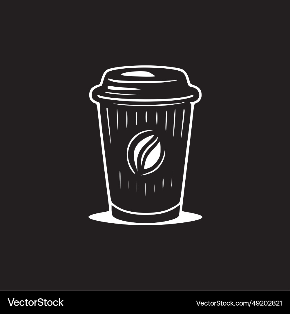 Kaffee - minimalistisches und flaches Logo Kaffee - minimalistisches und flaches Logo vektorbild