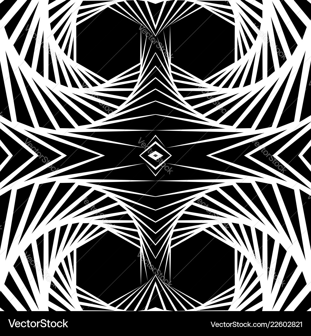 Mirrored Vortex Pattern vector image