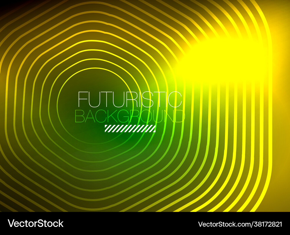 Neon color square shape lines abstract background Neon color square shape lines abstract background Vector Image
