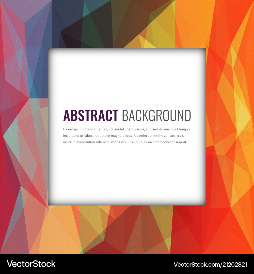 Polygonal background with abstract multicolored Polygonal background with abstract multicolored vector image