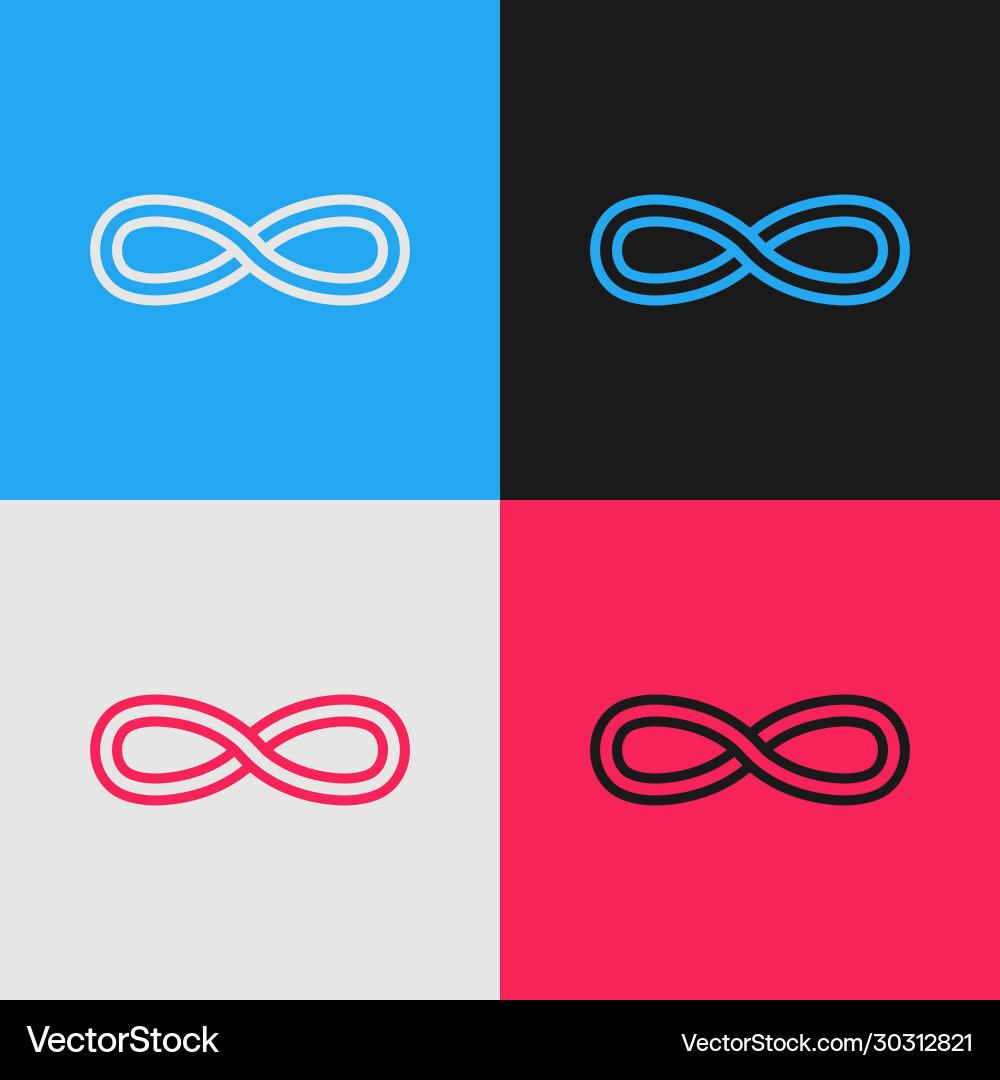 Pop art line function mathematical symbol icon Vector Image