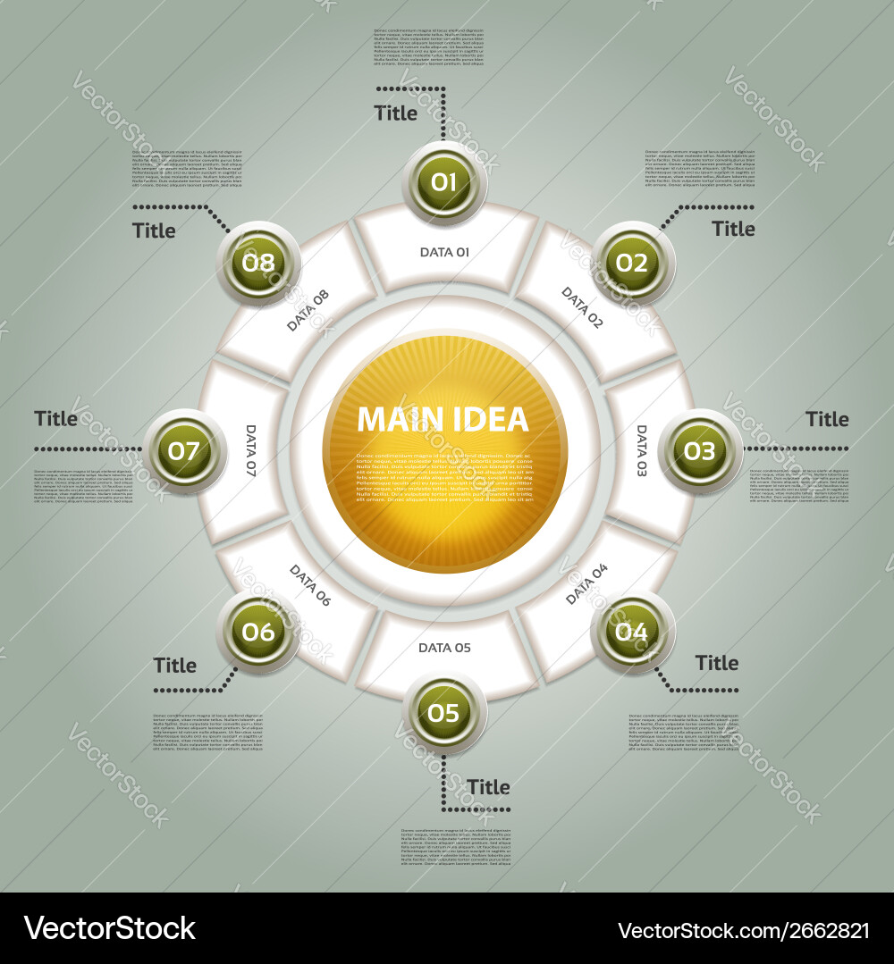 Progress Circles - Product Selection vector image