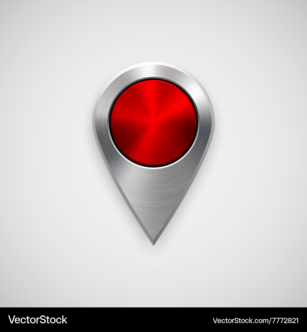 Technology gps map pointer vector image