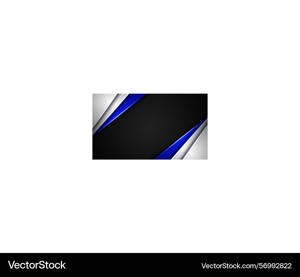 Abstract 3d background with overlapping layers Vector Image