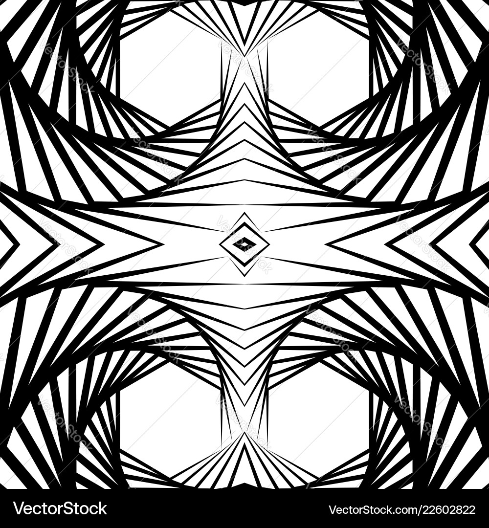 Abstract mirrored vortex background pattern Abstract mirrored vortex background pattern vector image