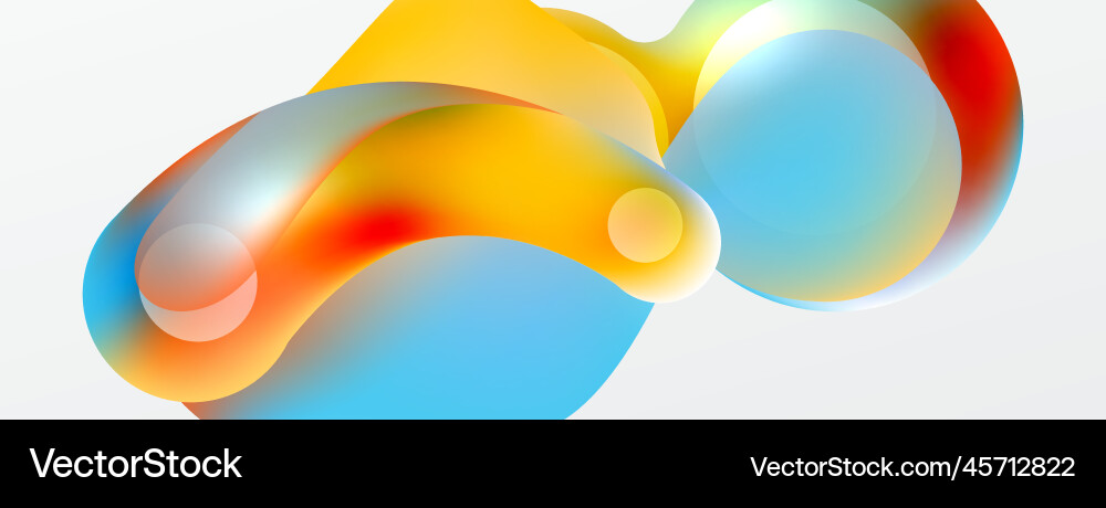 Fluid abstract background liquid color gradients Vector Image