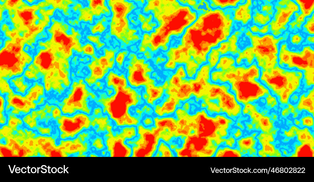 Heat map pattern abstract thermal spectrum vector image