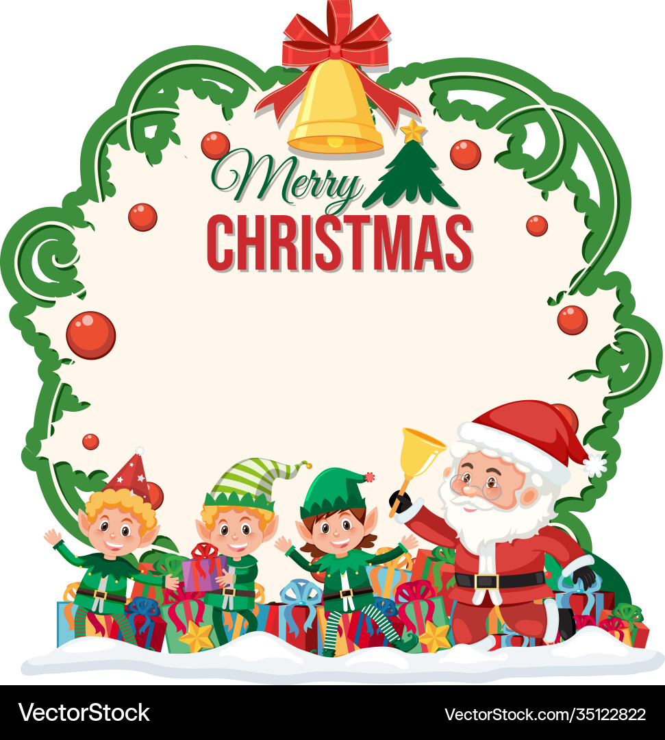 Isolated merry christmas banner Isolated merry christmas banner vector image
