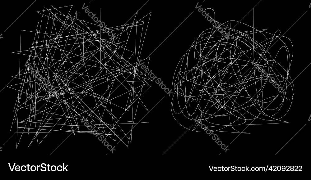Matching pair of edgy geometric angular Matching pair of edgy geometric angular vector image
