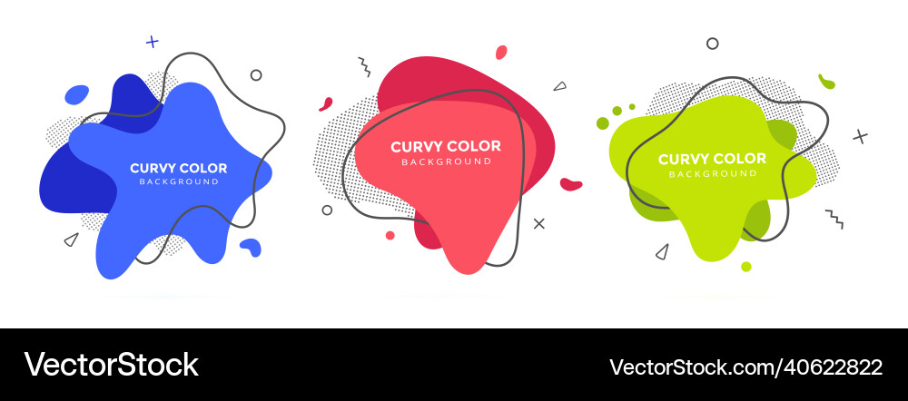 Modern liquid irregular amoeba blob shape abstract Modern liquid irregular amoeba blob shape abstract Vector Image