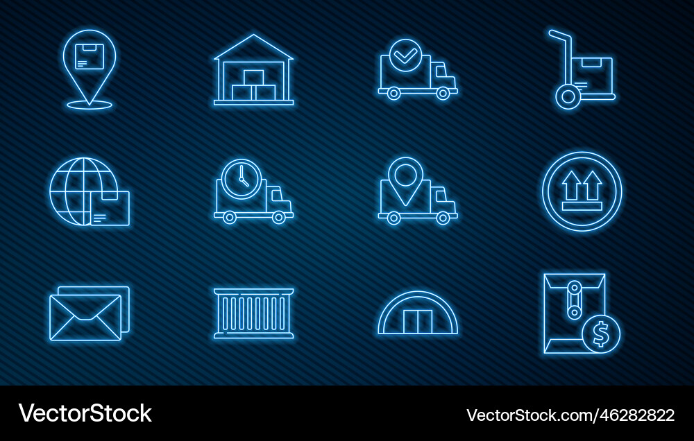 Set line envelope with dollar symbol this side up Set line envelope with dollar symbol this side up Vector Image