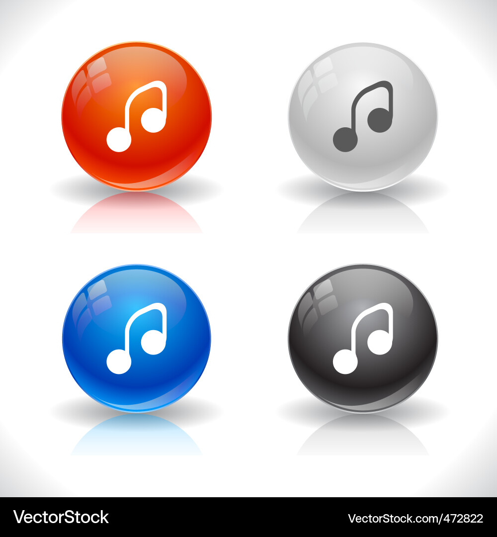 Website buttons vector image