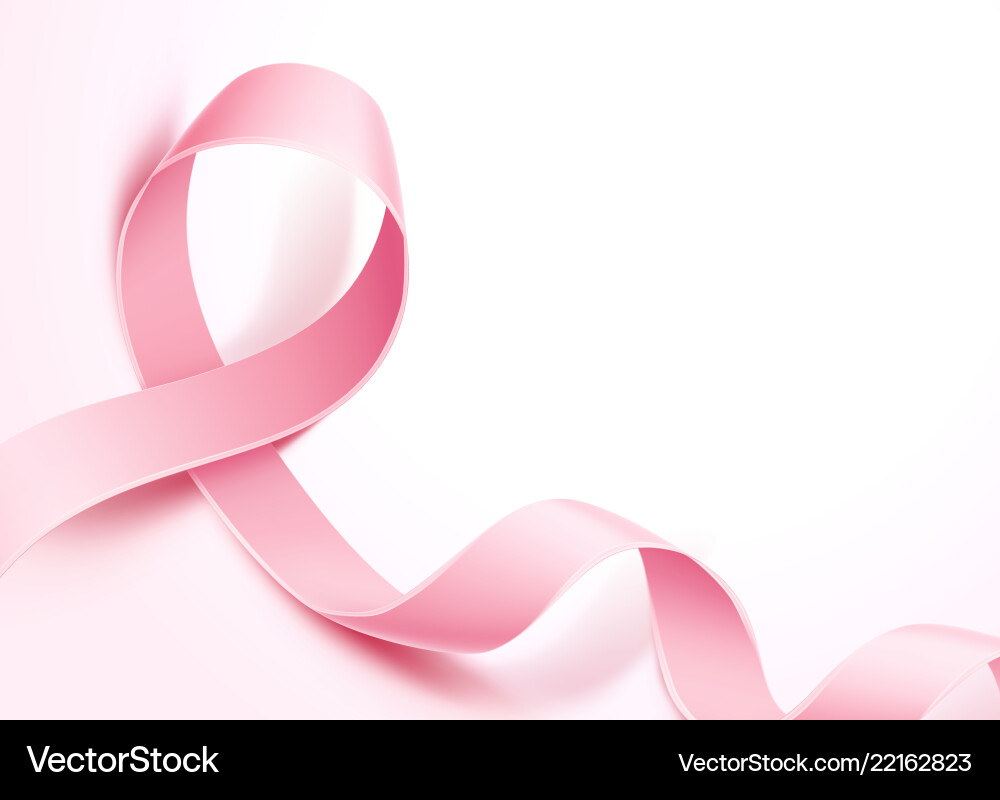 Brustkrebs Bewusstsein Poster rosa Band Brustkrebs Bewusstsein Poster rosa Band vektorbild