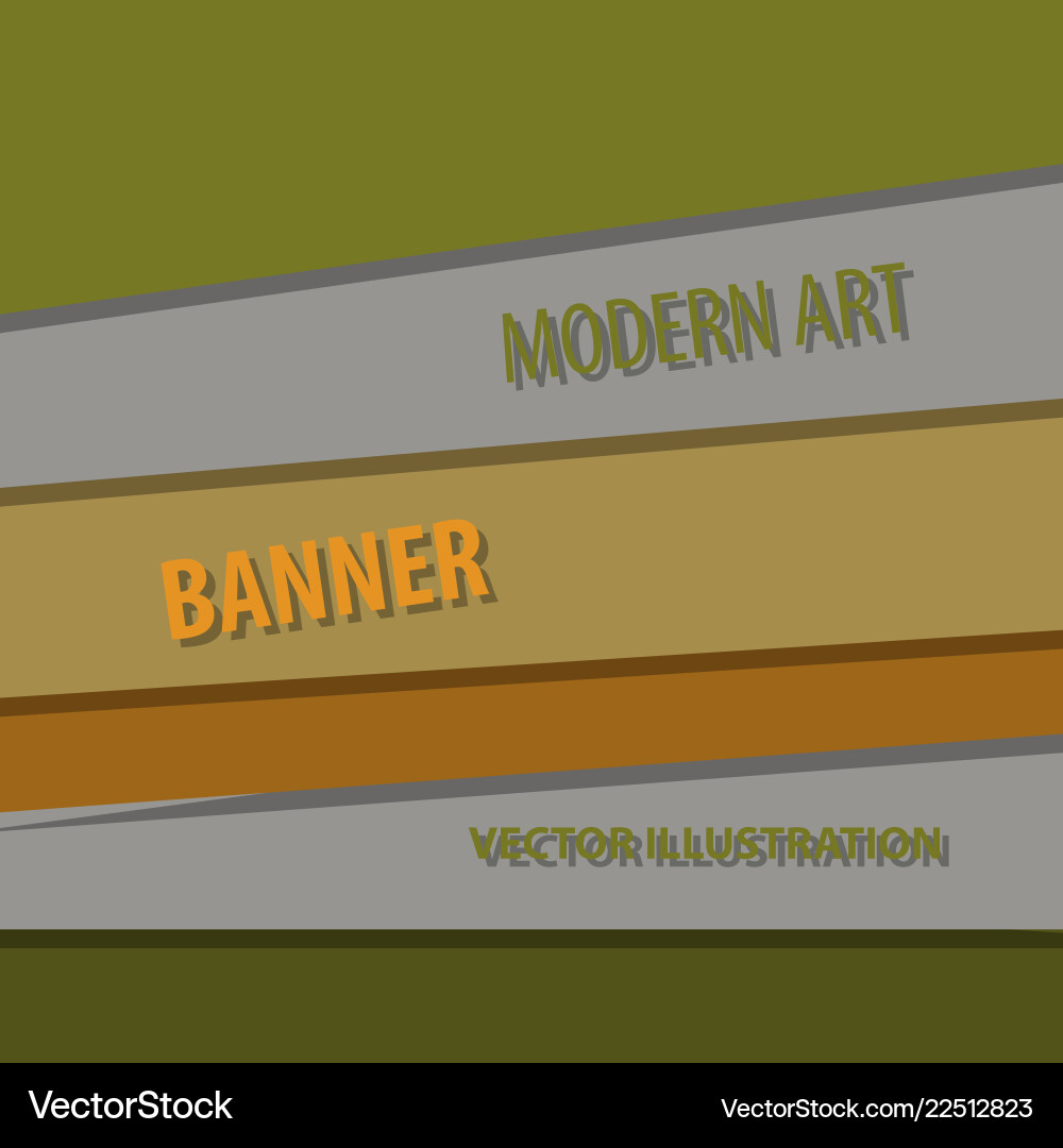 Modern art abstract banner square frame for text Modern art abstract banner square frame for text vector image