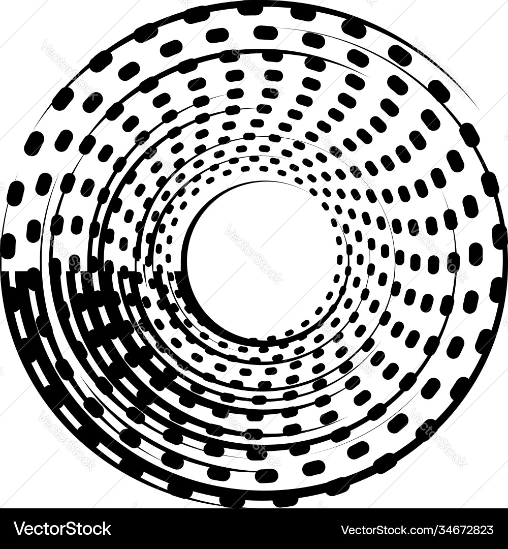 Overlaying abstract spiral swirl twirl volute Vector Image