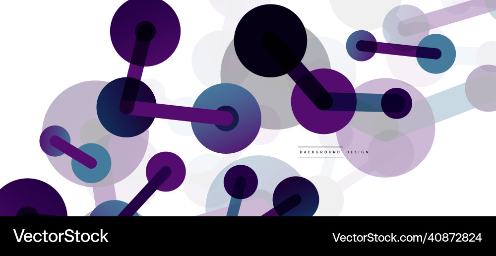 Abstract background round dots connected by lines Abstract background round dots connected by lines vector image