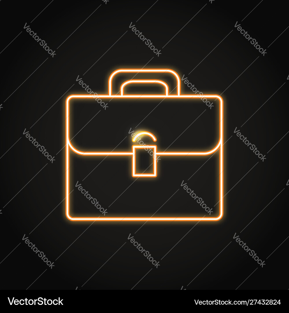 Briefcase icon set in flat and line style Briefcase icon set in flat and line style vector image