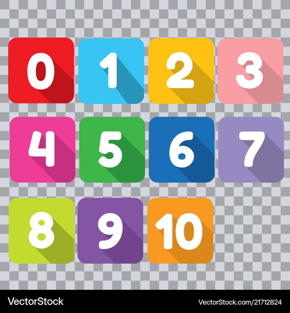 Numbers & Counting for Toddlers vector image