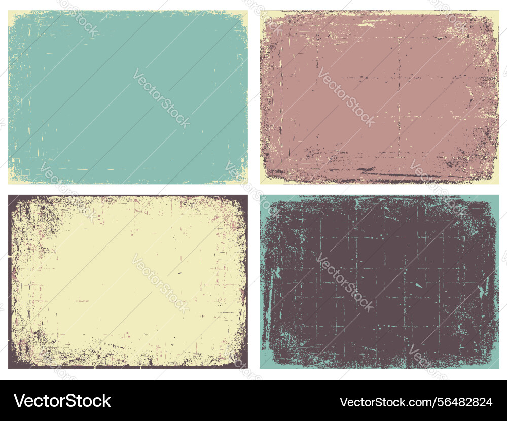 Old paper texture background abstract set vector image