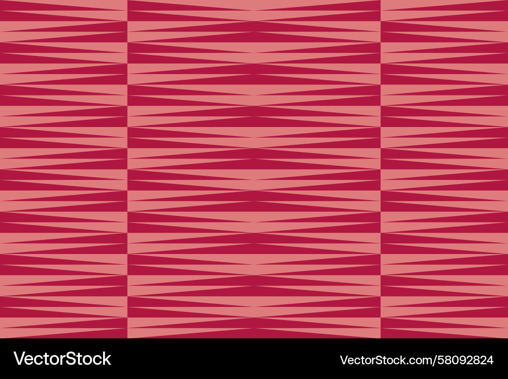 Red Triangle Geometric Pattern Vector Image