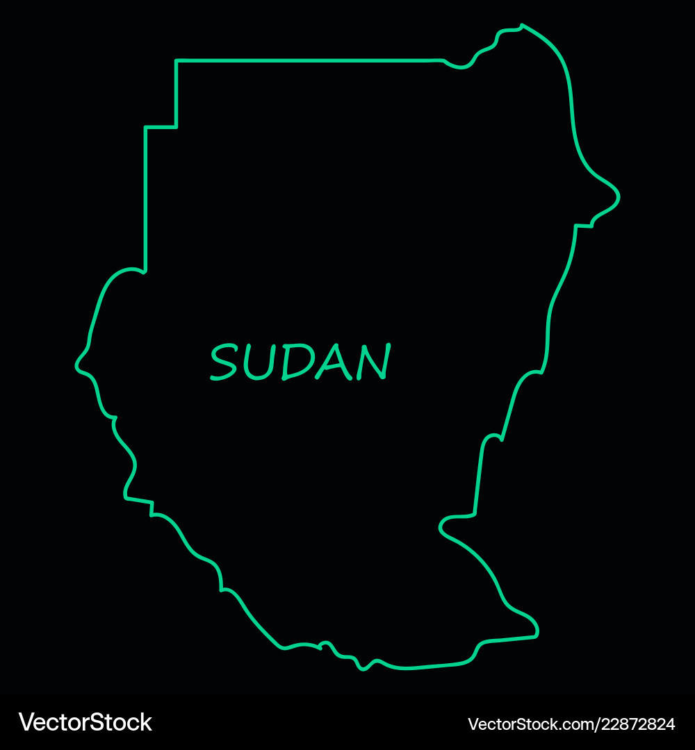Sudan flag and map on the gray background Sudan flag and map on the gray background Vector Image