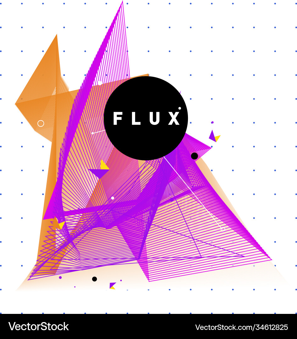 3d colorful wave background dynamic flux effect 3d colorful wave background dynamic flux effect Vector Image